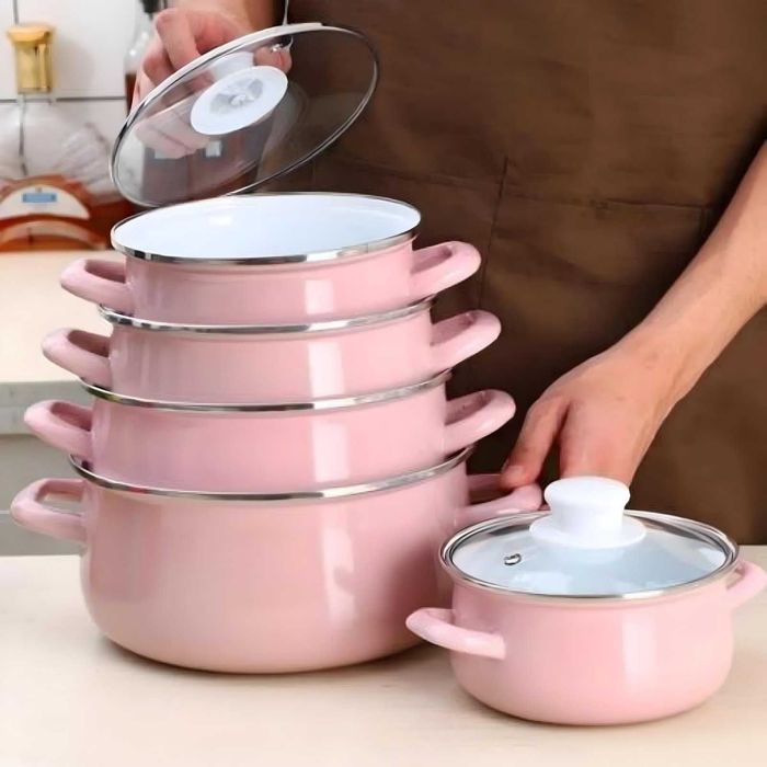 Тенджери + комплект ножове