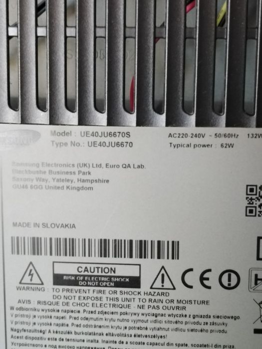 Телевизор samsung за части