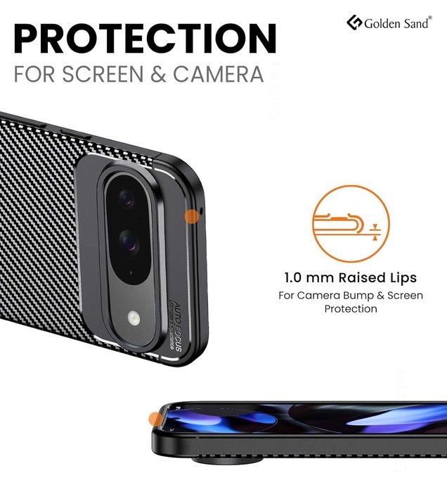 Husa Premium antisoc model Carbon pt Google Pixel 8A / Google Pixel 9