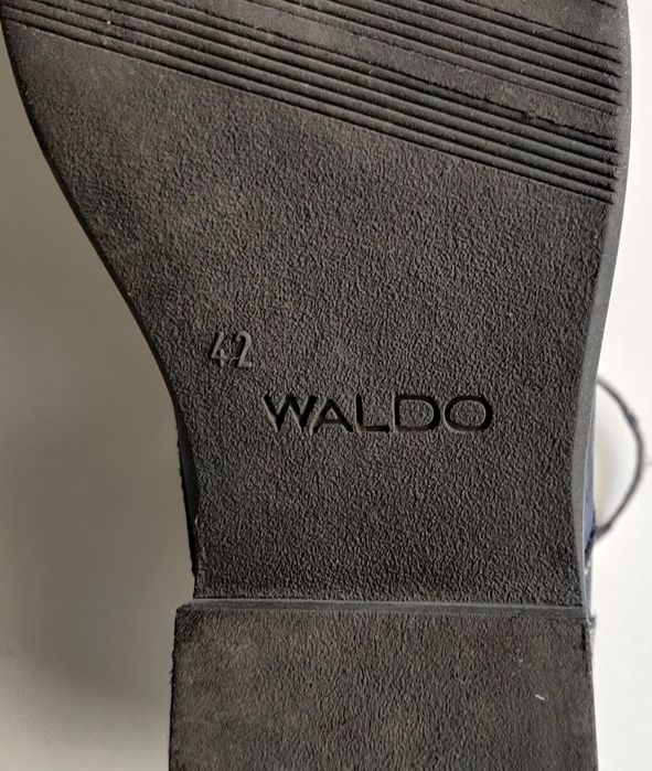 Pantofi Piele Întoarsă Bufo Albastru Indigo 42 Marelbo