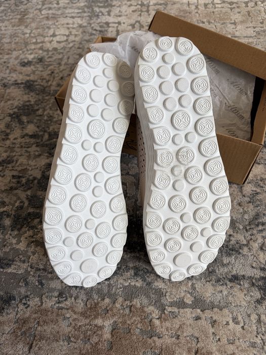 Pantofi mocasini balerini piele perforati