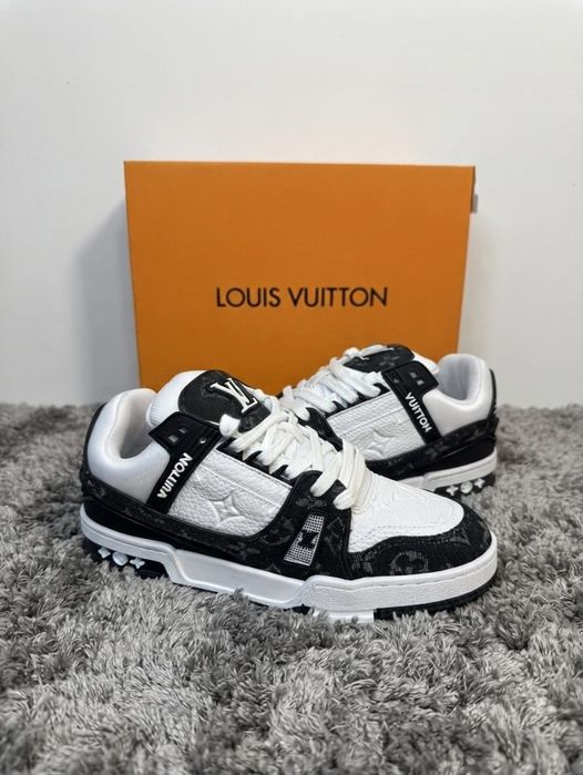 Adidasi LV Trainer Negru Alb - Full Box