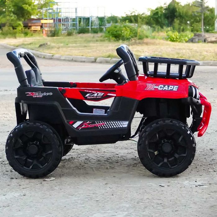 OFERTA Masinuta electrica 4x4, CAPE-X, 100W,12V, scaun tapitat NOUA