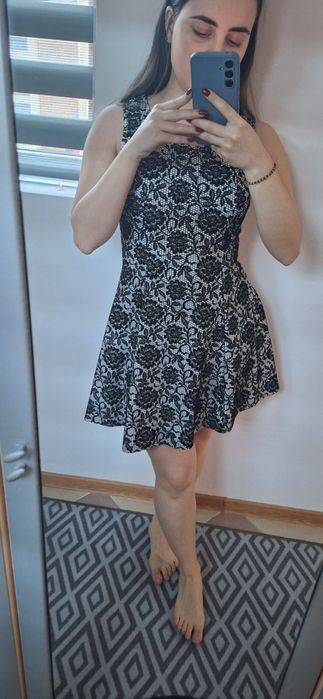 Rochie scurta broderie