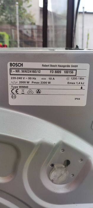 Пералня BOSCH на части