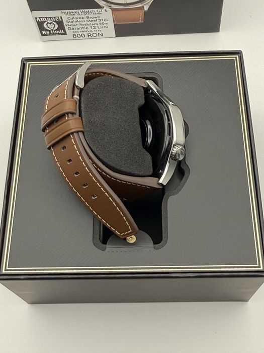 Huawei Watch GT 5 Ca Nou 46mm / VLI-B19, Garantie 1AN, AMANET NO LIMIT