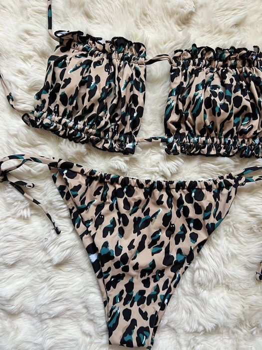 Costum de baie leopard print