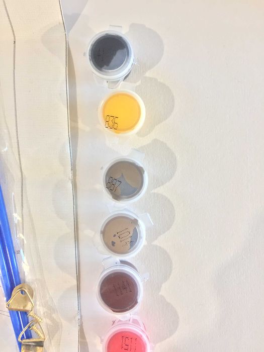 Комплект за рисуване по номера 20x30cm - портрет