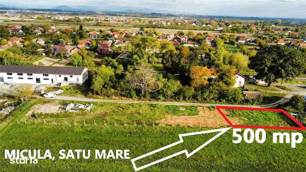 VIDEO - Pret Atractiv | Teren intravilan - 500 mp | Micula, Satu Mare