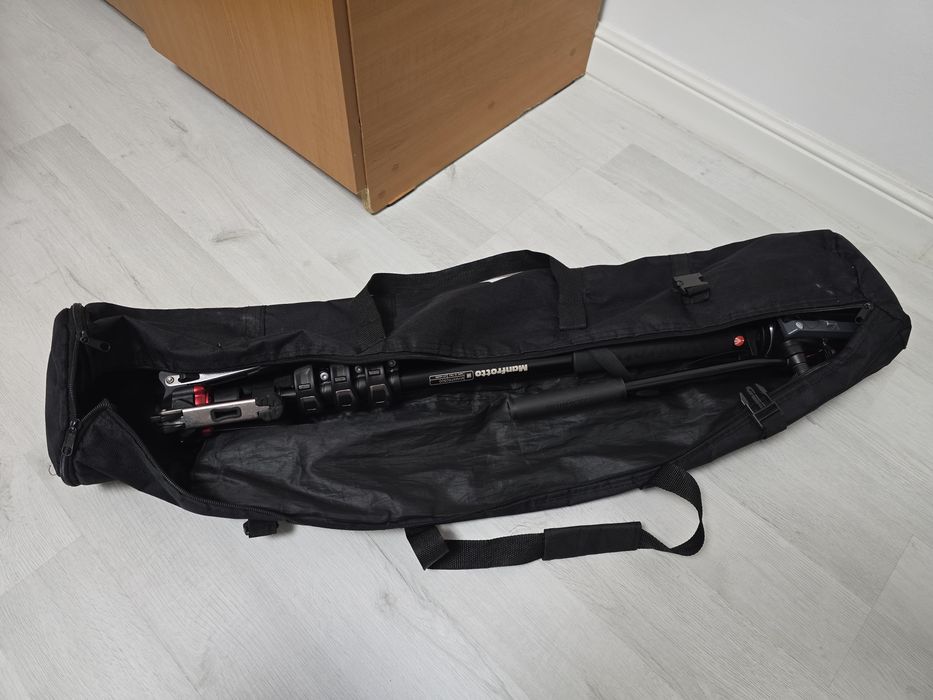 Monopod Manfrotto MVMXPRO500 Monopied Profesional cu Cap Video fluid