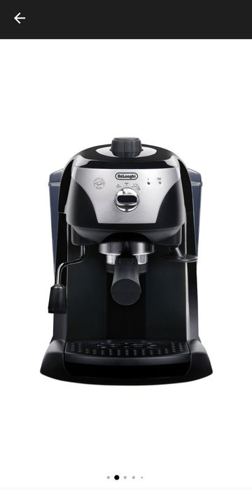 Espressor manual De'Longhi EC221.B 15 bari  1 l Dispozitiv spumare Sistem cappuccino Negru gri