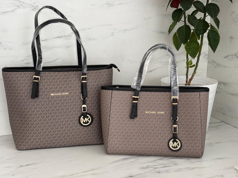 Geanta Guess - Michael Kors  Alb/Negru