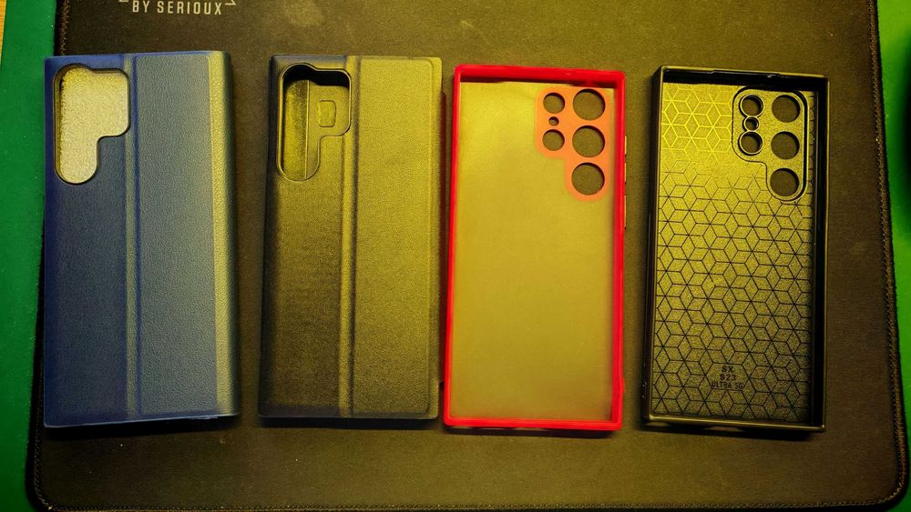 4 buc.  Husa Samsung S23 Ultra + 3 folii hidrogel regenerabile