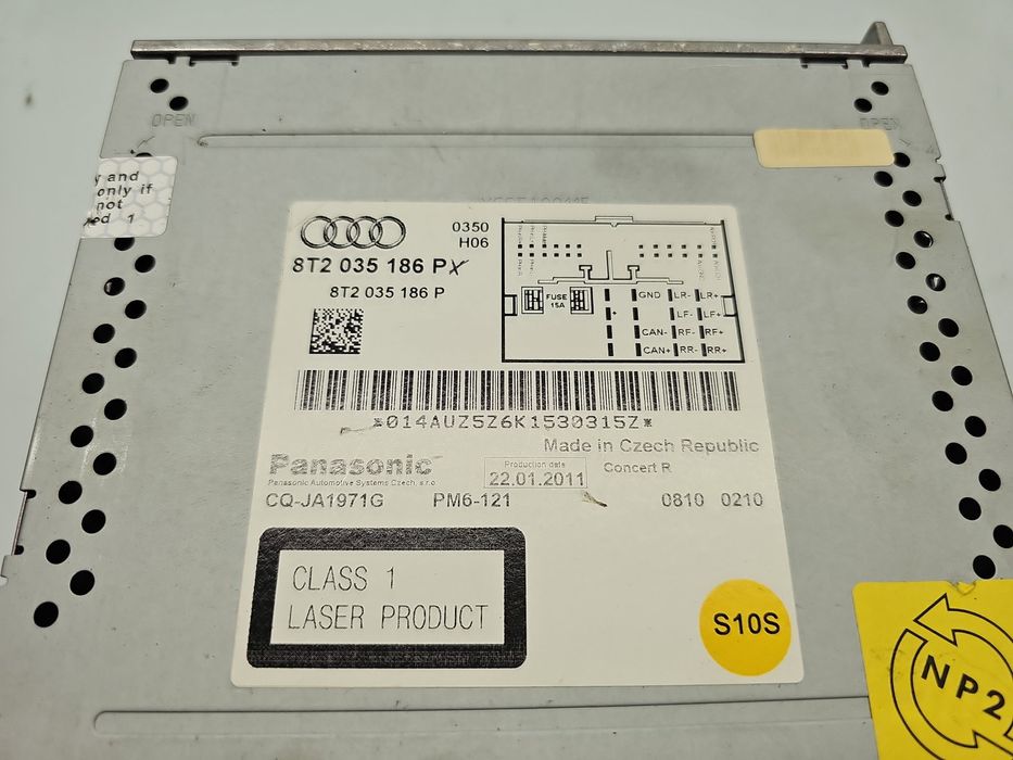 Radio CD AUDI A5 Cabriolet (8F7) [Fabr 2009-2015] 8T2035186P