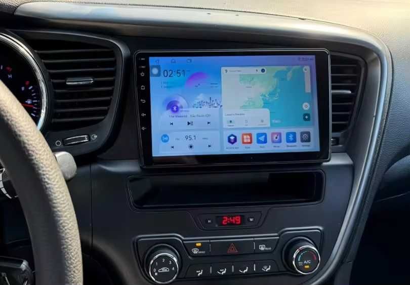 Мултимедия 9″ Android 14 за KIA K5 CARPLAY навигация RDS DSP GPS