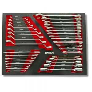 Количка с инструменти с инструменти с 12 чекмеджета HAWEK