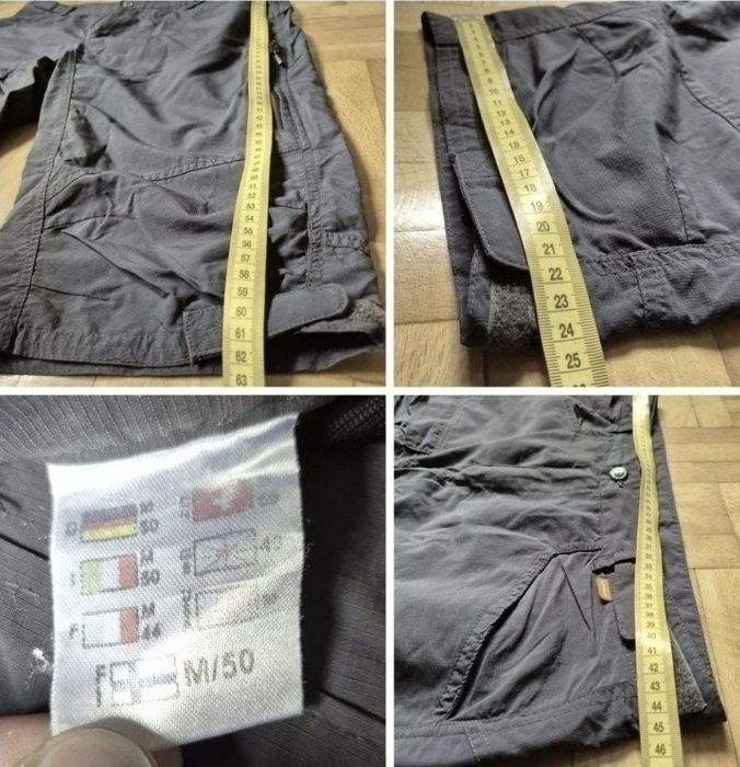 Pantaloni scurti 3/4, Icepeak (Gri) - Quick Dry, Bărbați - W33