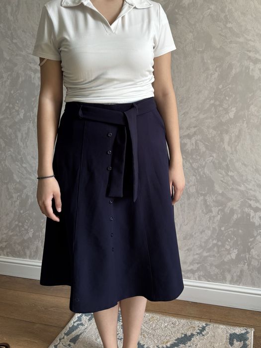 Брюки классический тёмүа синий