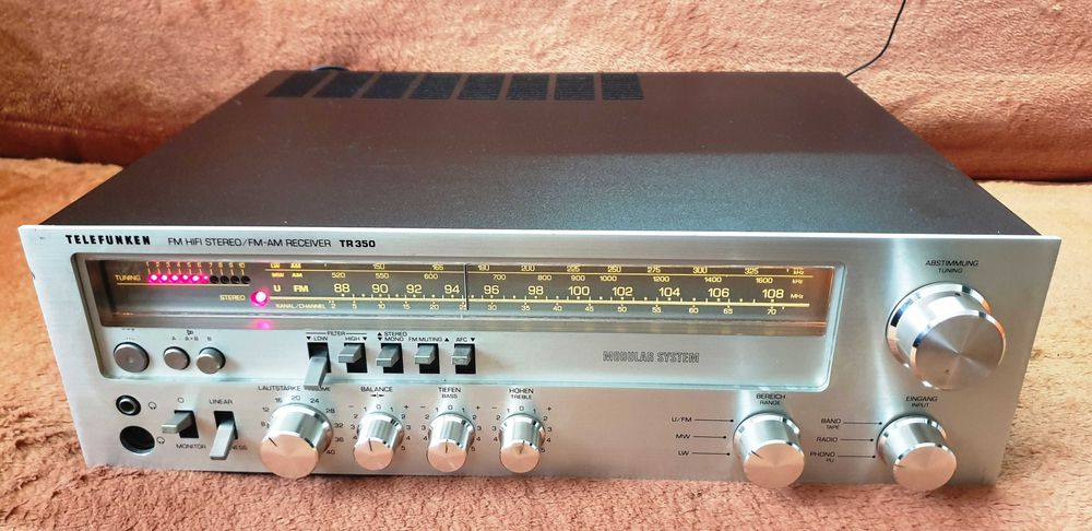 Telefunken TR-350 amplituner vintage 2X50W pe 4 Ohm