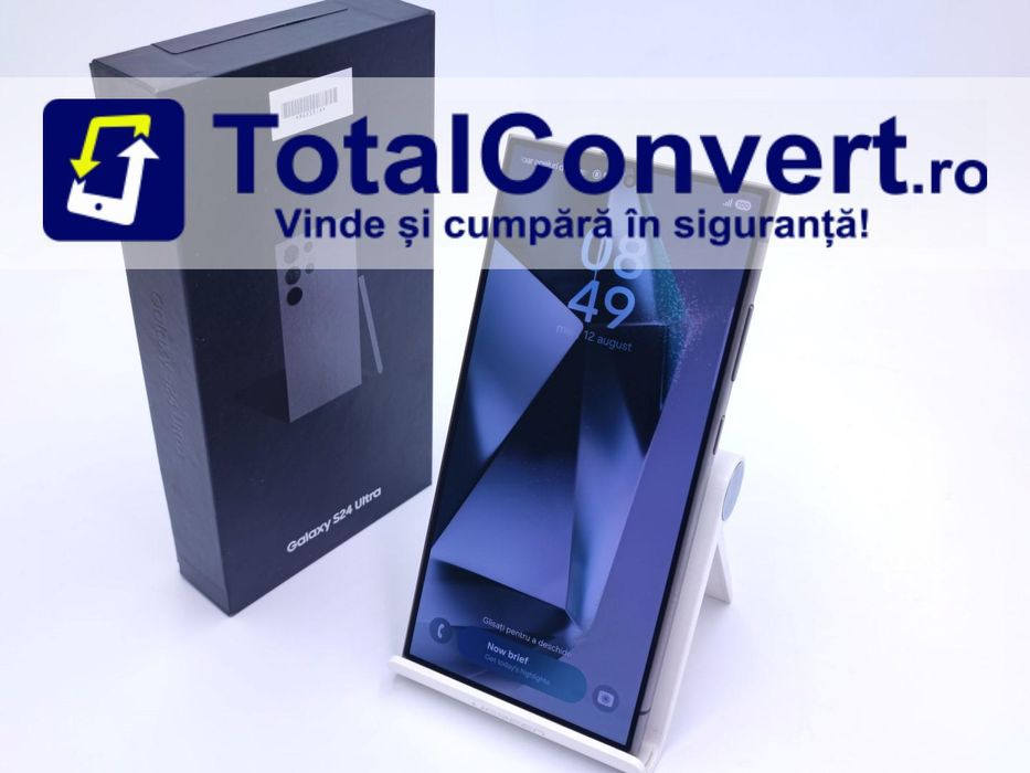 Samsung S24 Ultra 256GB Titanium Black, Garantie 24 luni | #D96555