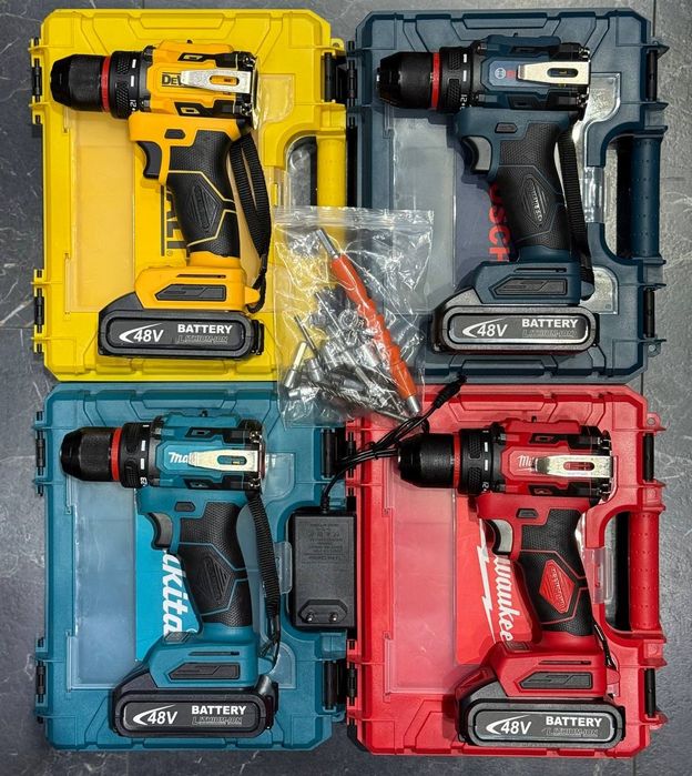 Шурупаверд безшотичний Bosch Makita Dewalt