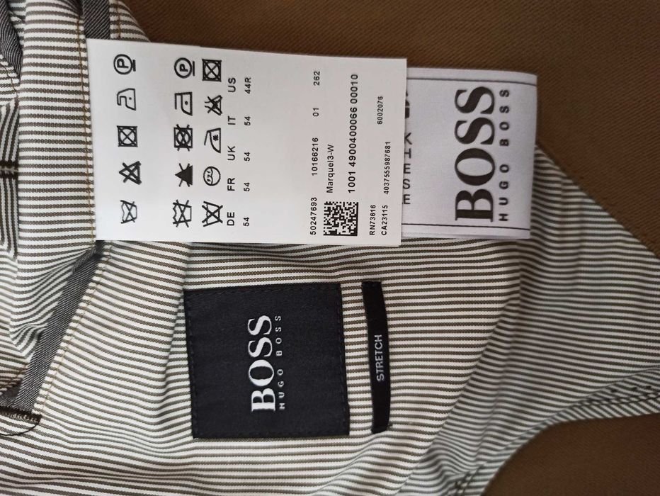 Sacou bej Hugo Boss bumbac marimea 54