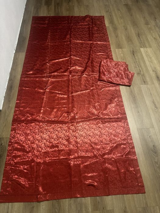Set de 2 draperii visiniu