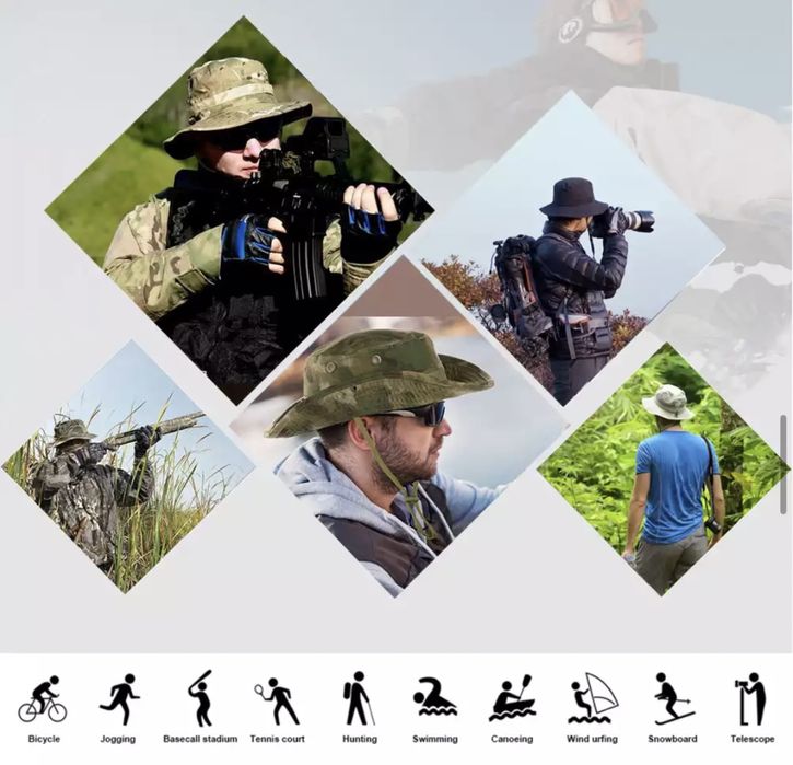 MuItitarn тактическа шапка боне US GI риболов военна лов за оцеляване