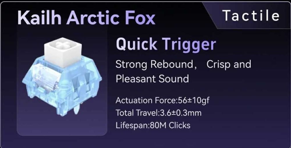 ATK A87 Wireless HotSwap Gaming TKL Mechanical Keyboard Tactile switch