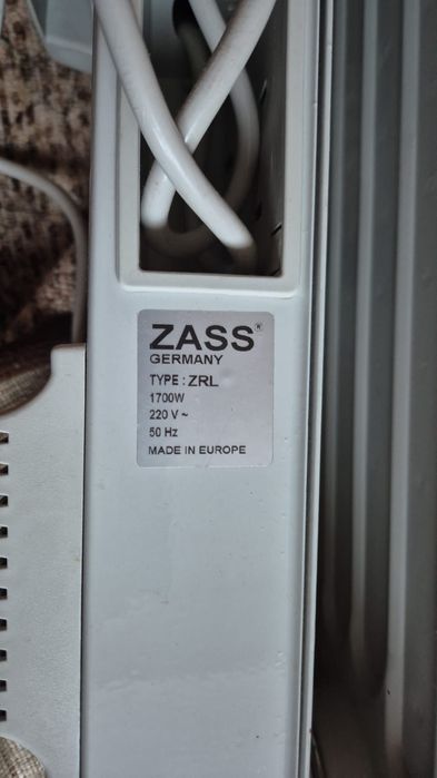 Продам Масляный обогреватель ZASS (Germany)