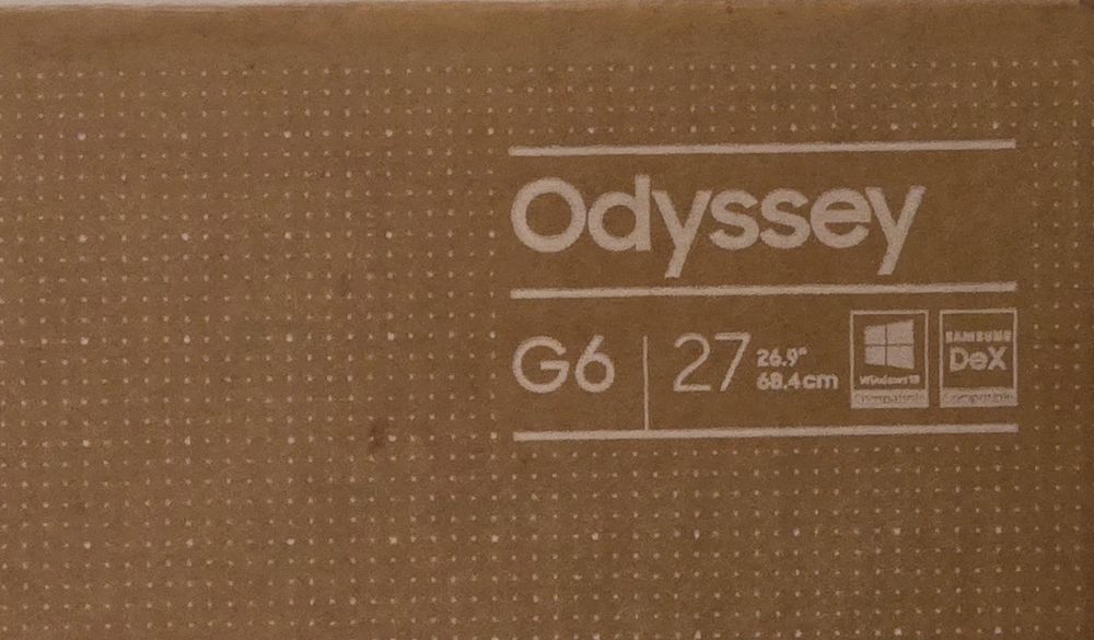 Samsung Odyssey G6 240hz QHD 27 SMART MONITOR