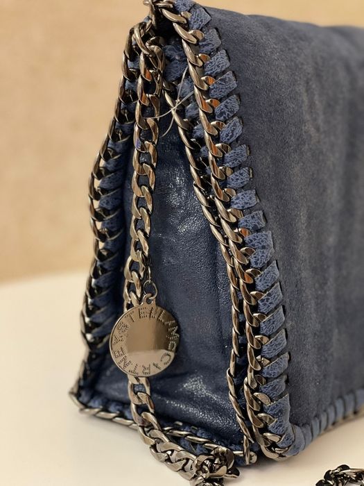 Geanta de material albastra