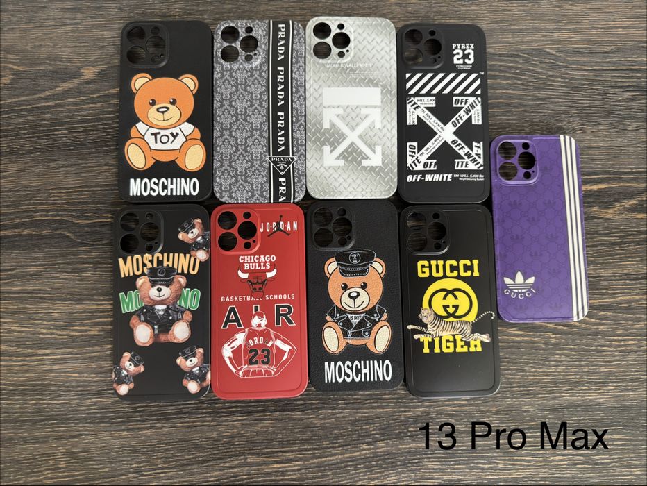Husa Gucci, Moschino, Louboutin, OffWhite iPhone 14 Pro Max / 14 Pro / 15 Pro / 15 Pro Max / 13 Pro / 13 Pro Max