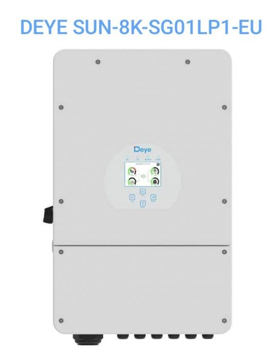Однофазный Гибридный солнечный инвертор DEYE SUN-8K-SG01LP1-EU