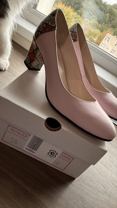 Pantofi roz - dama, 38, noi