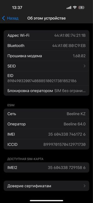iPhone 16 pro 256 гб серый