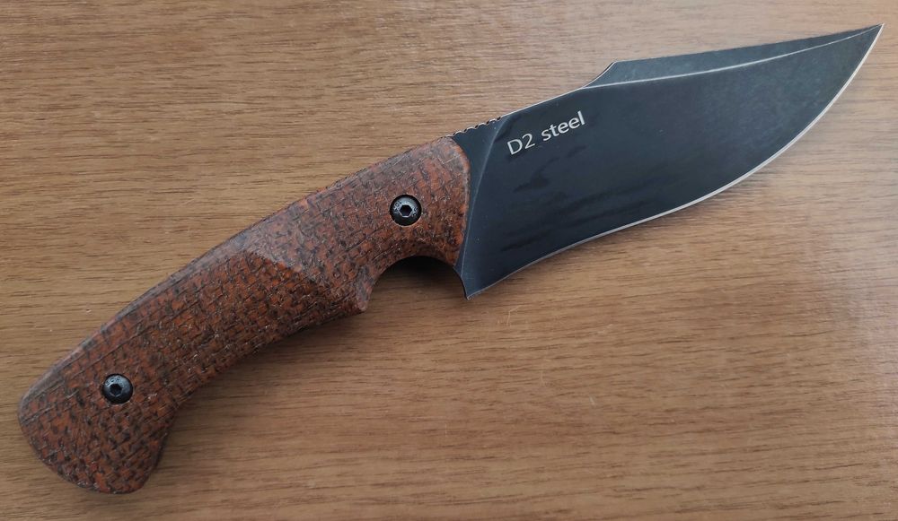 Ловен нож /ръчна изработка , стомана D2/