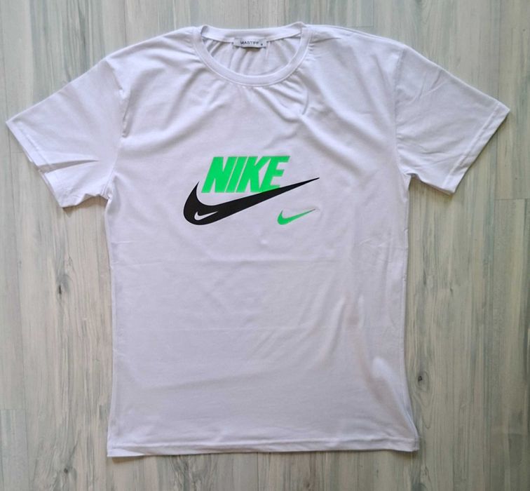 Мъжки Бели Памучни Тениски (S - 6XL)