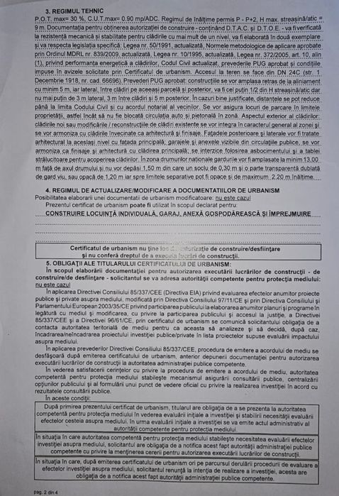 Teren intravilan Popricani, Iași.