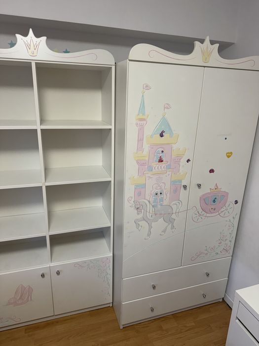 Mobila dormitor Mobexpert colectie Magic Princess  -fetite fete copii