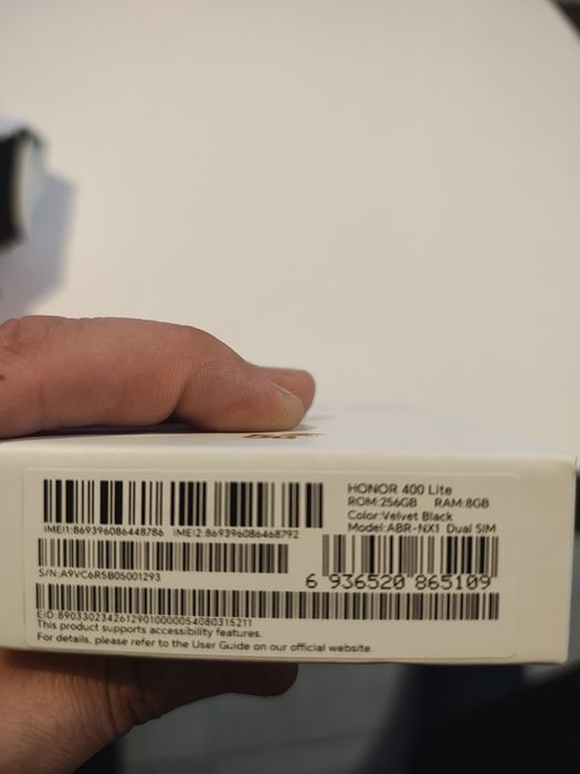 HONOR 400 Lite 5G – NOU – 256GB / 8GB RAM – Dual SIM