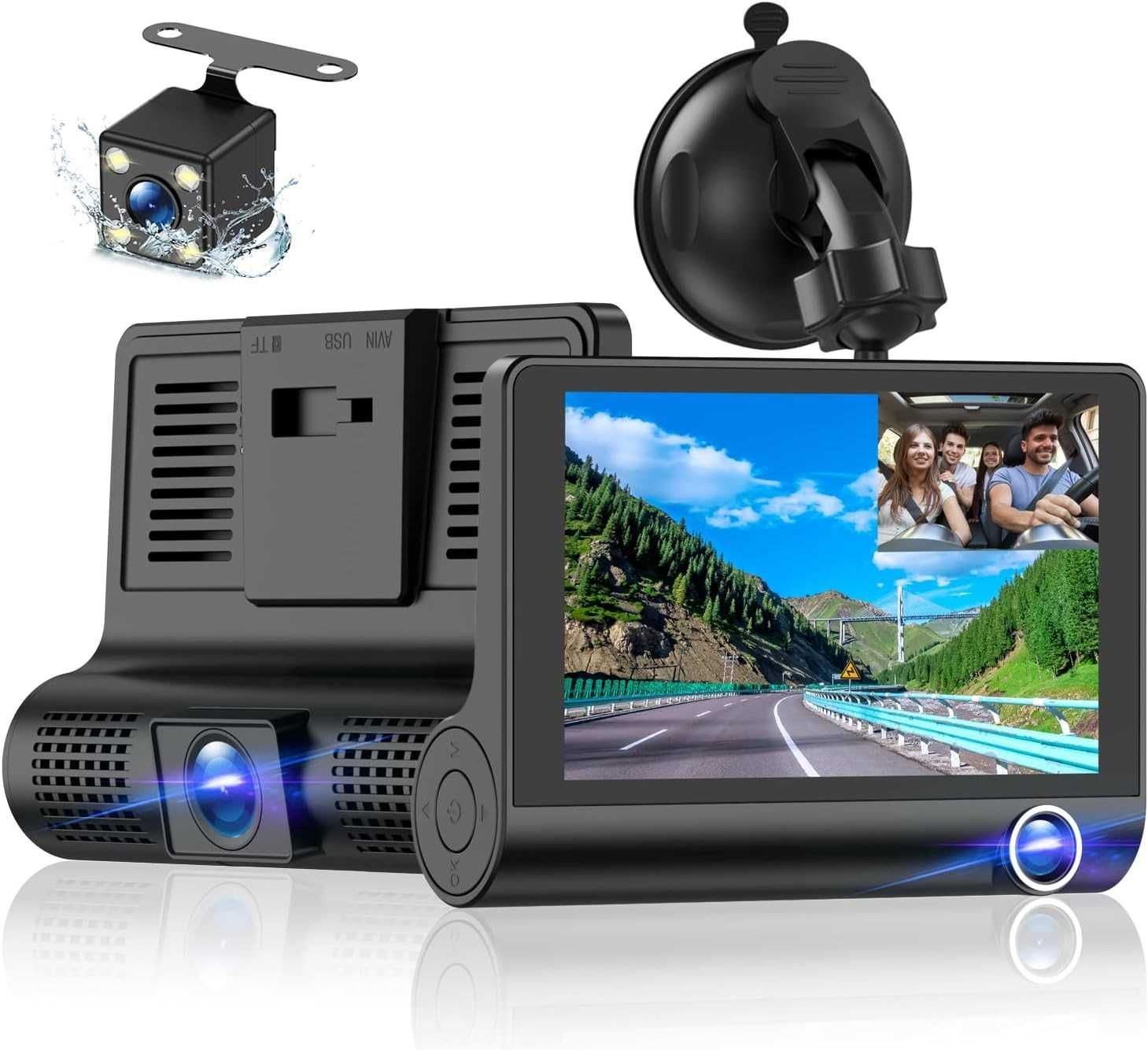 Видеорегистратор 4.3 inch" Full HD екран с 3 камери гр. София Свобода ...