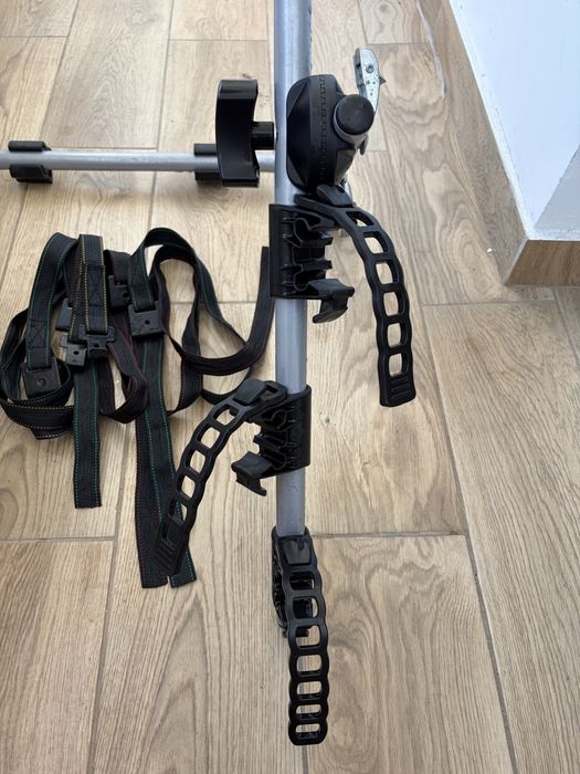 Suport auto Mistral pentru 3 biciclete – max. 45 kg + chingi