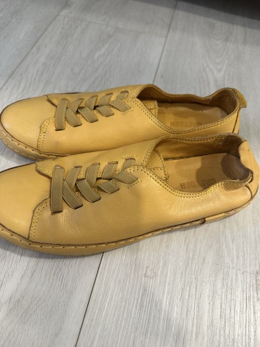 Кожаные кеды Greyder