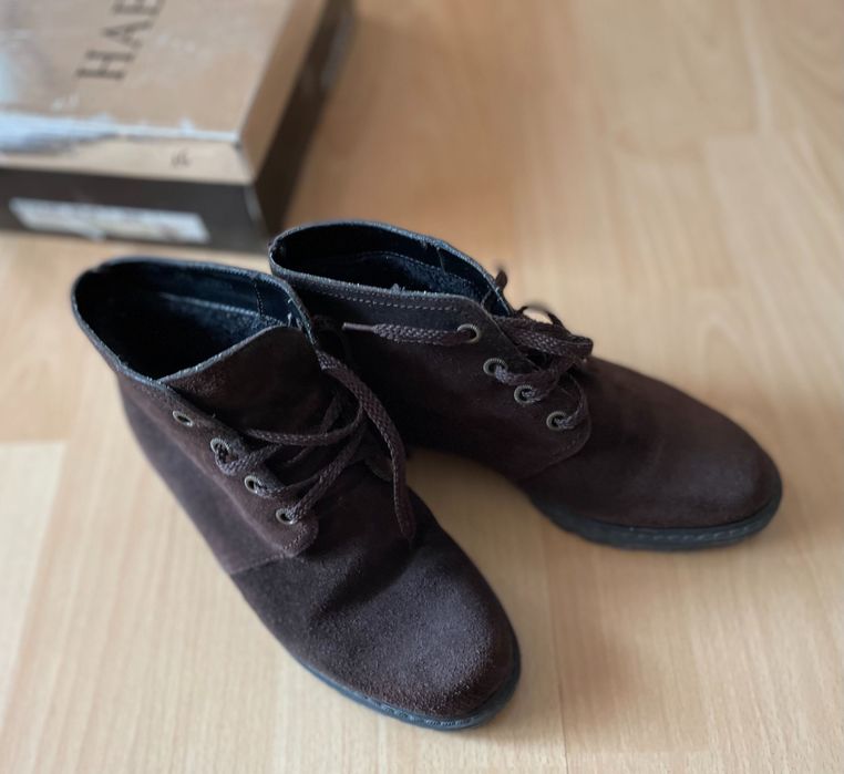 Ghetute maro imblanite piele nat.36