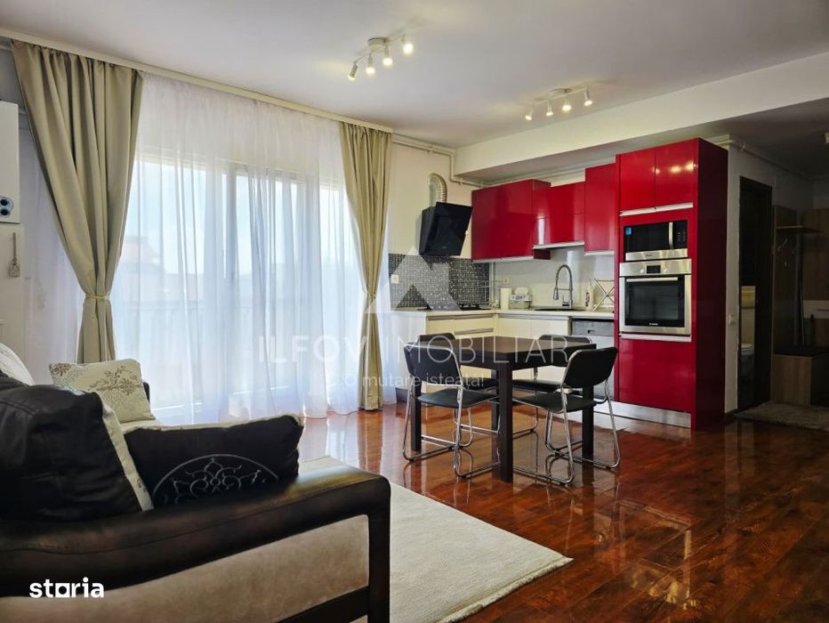 Apartament 3 camere central Otopeni, utilat si mobilat
