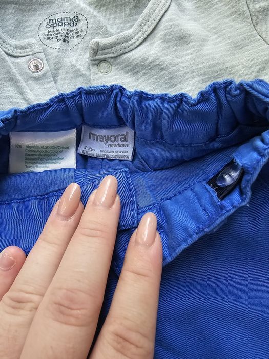 Джинсы для новорожденного