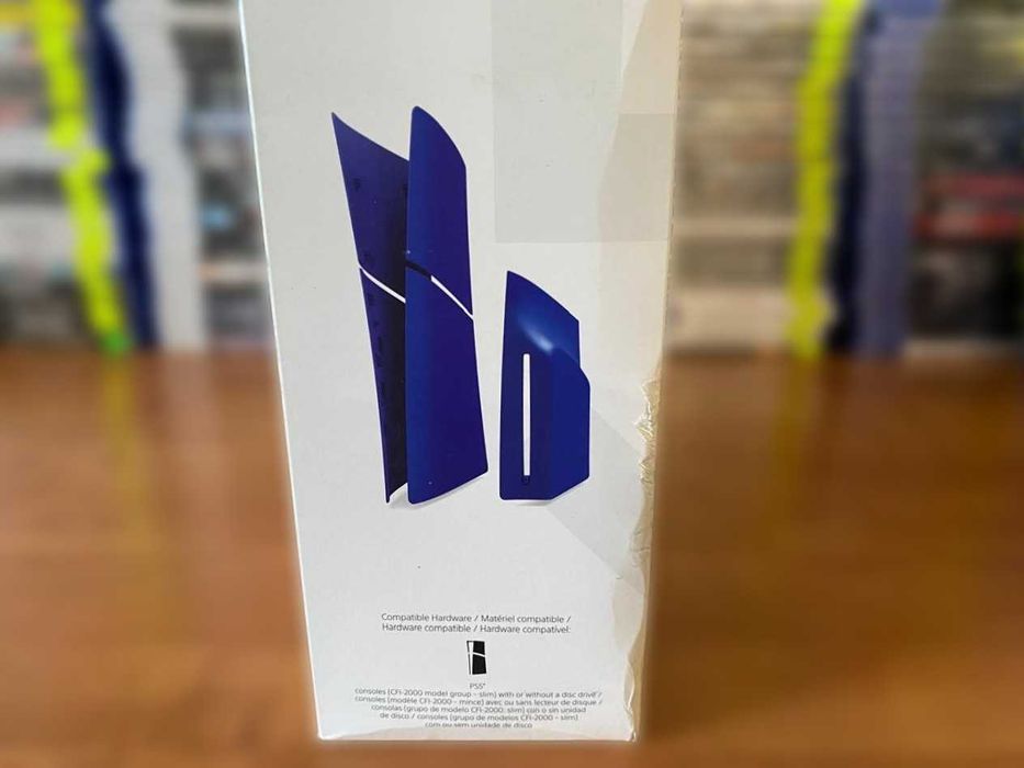Новые сменные панели для консоли PS5 Slim/ Console Covers-Cobalt Blue