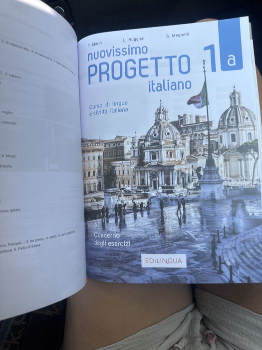 Progetto Italiano А1  (учебник и учебна тетрадка) чисто нов не е писано