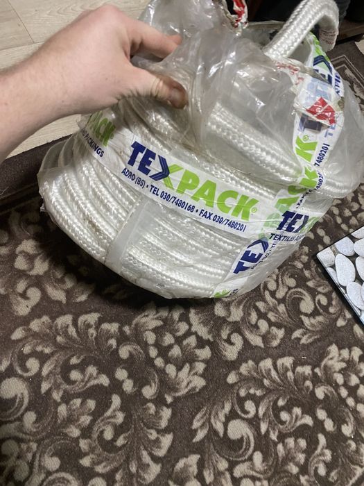 Уплотнительный шнур асбестоволоконный 20*20